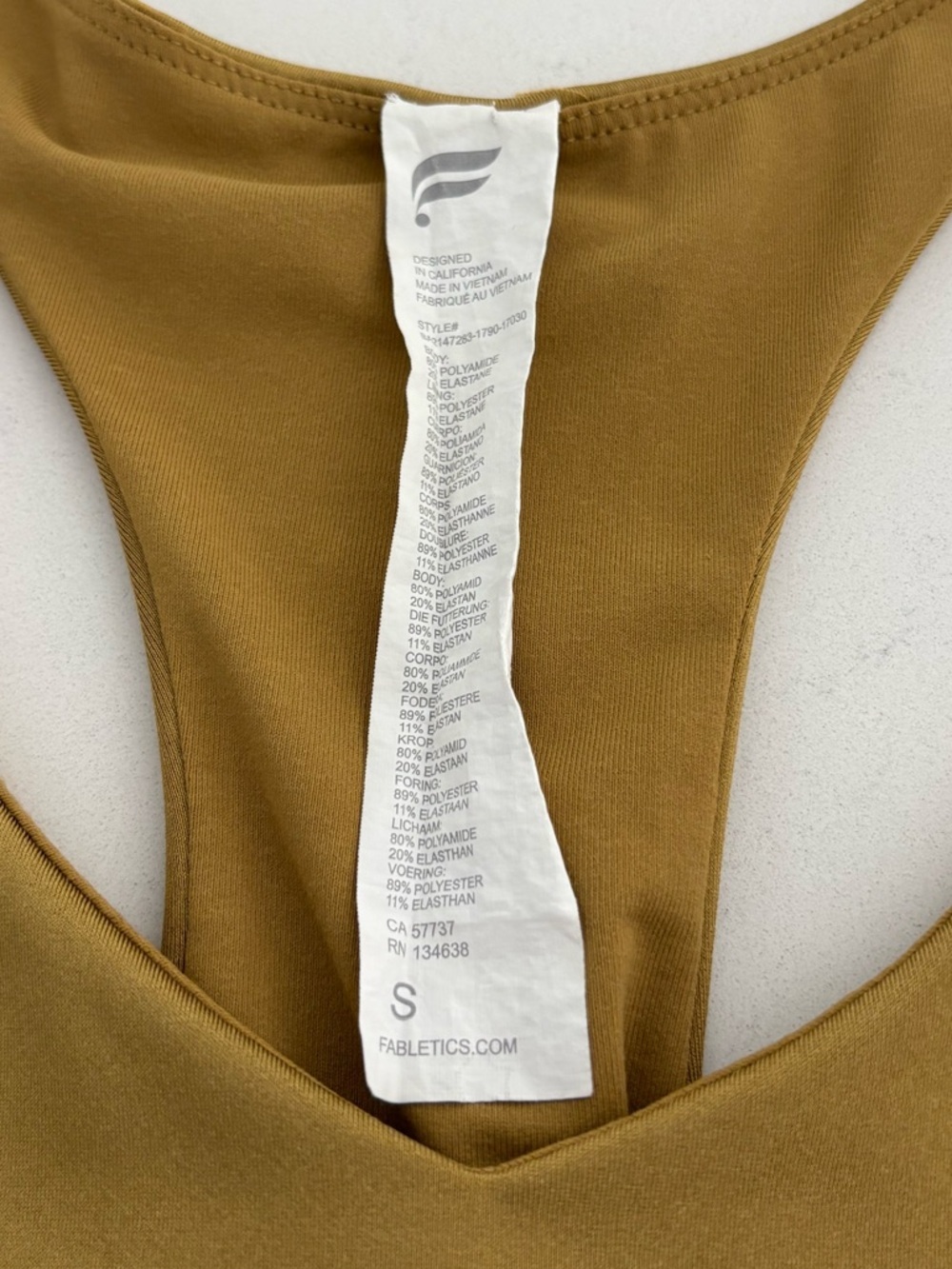 Fabletics Averie Shine Racerback Tank Top - Picture 6 of 10